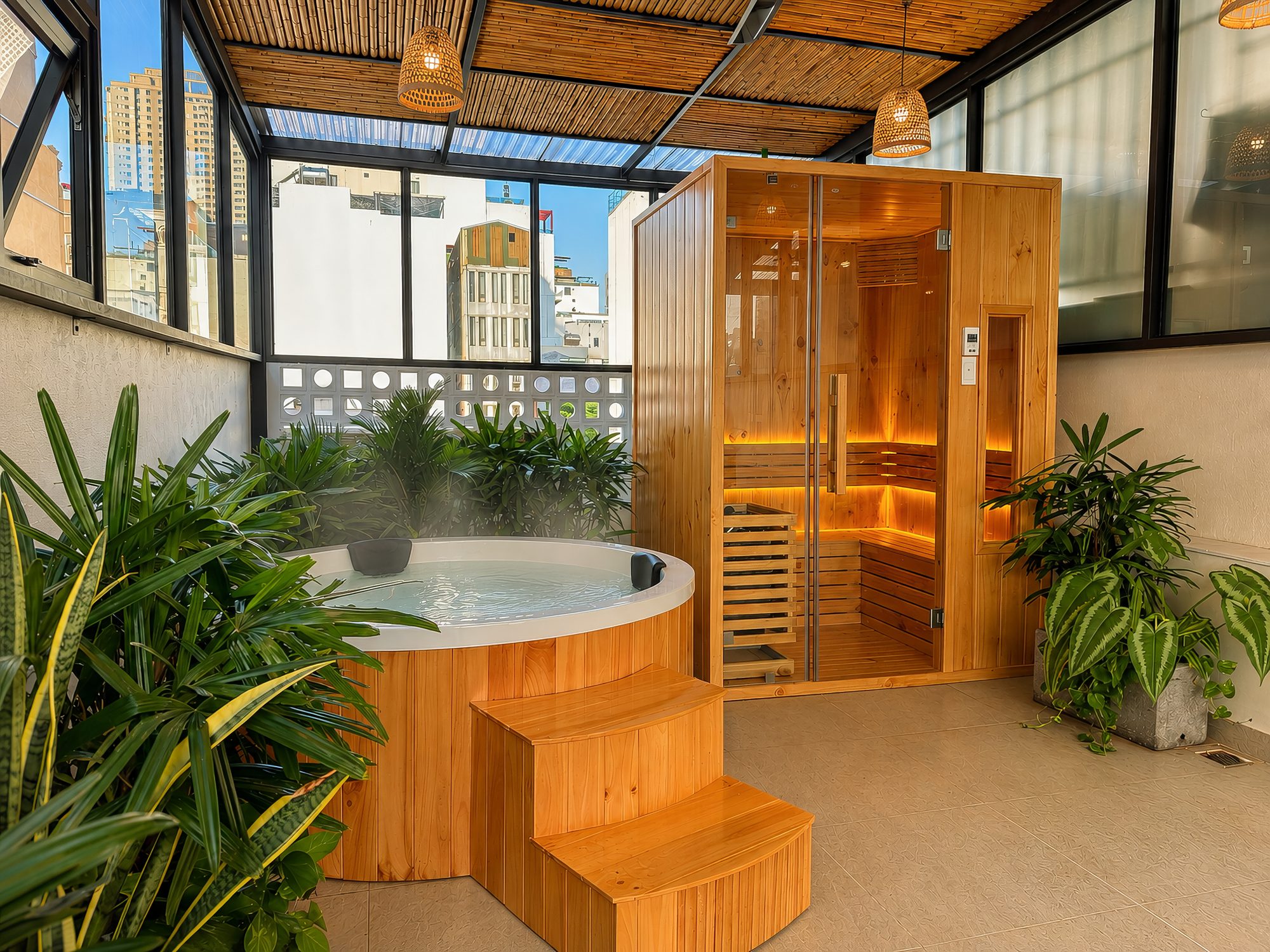 Rooftop terrace